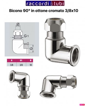 GOMITO OTTONE CROMATO...