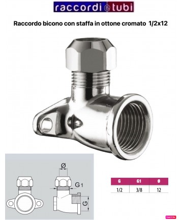 KOPF MIT CHROMHALTERUNG 1/2X12