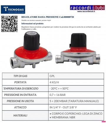 NIEDERDRUCKREGULATOR FÜR...