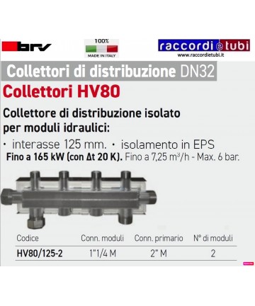 COLLETTORE BRV DN32 PER 2...
