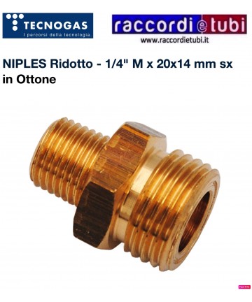 NIPLES OTTONE SIN.GAS GPL...