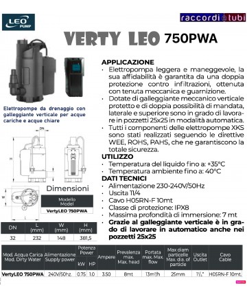 ELETTROPOMPA LEO PUMP...