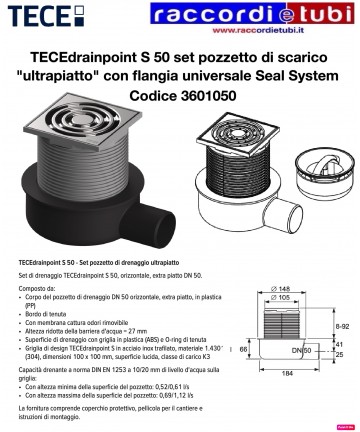 DUSCHBECKEN TECEdrainpoint...