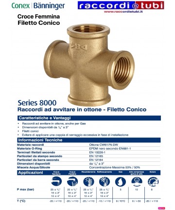CROCE OTTONE DIAMETRO 1"