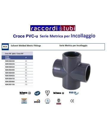 CROCE PVC INCOLLAGGIO...