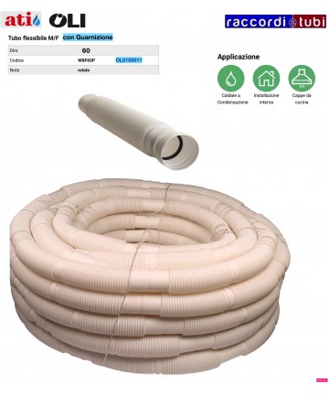 FLEXIBLER WELLROHR AUS PPS Ø60