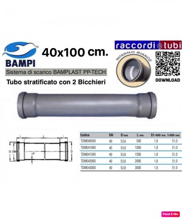 TUBE PP-TECH 2 BECHER...