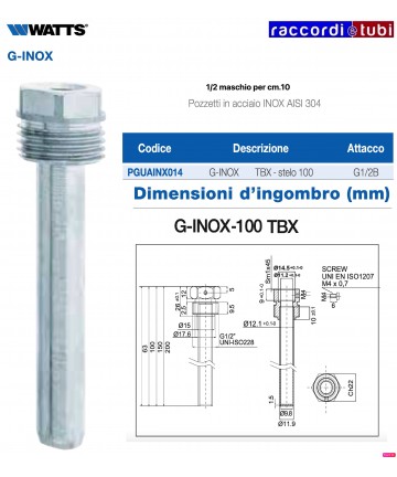 POZZETTO IN ACCIAIO INOX...