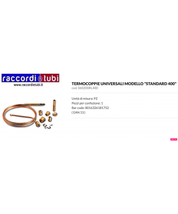 TERMOCOPPIA UNIVERSALE MM.400