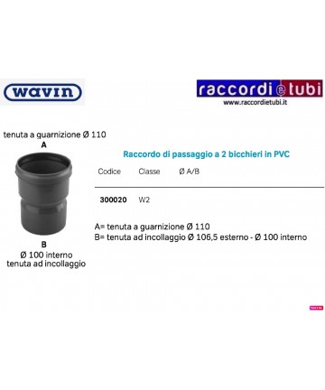 REDUKTION AUF PVC FF100X110