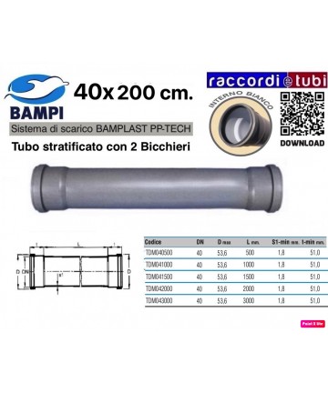 TUBO PP-TECH 2 BECHER...