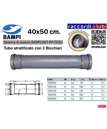 TUBO PP-TECH 2 BICCHIERI...