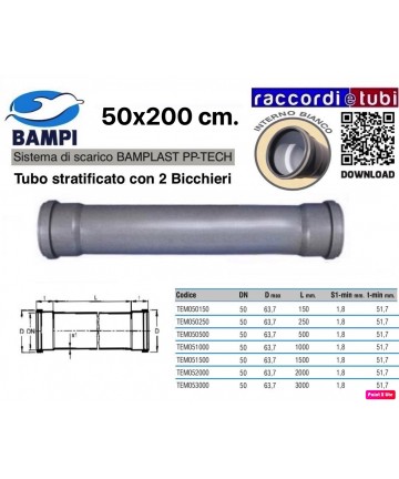 TUBO PP-TECH 2 BICCHIERI...