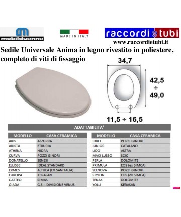 UNIVERSALSITZ AUS WEISSEM...