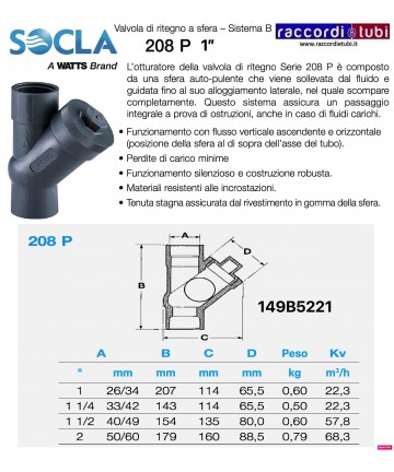 RÜCKSCHLAGVENTIL 1" KUGEL...