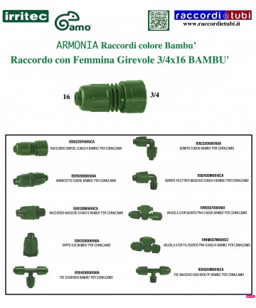 RACCORDO IRRITEC FEMMINA...