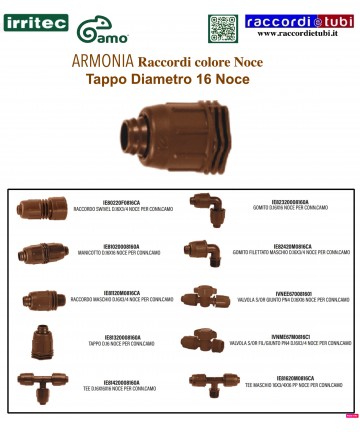 TAPPO IRRITEC 16 NOCE