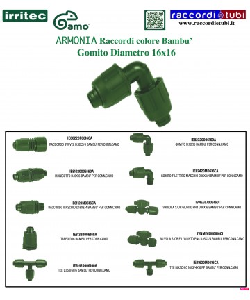 GOMIOTO IRRITEC 16X16 BAMBU'