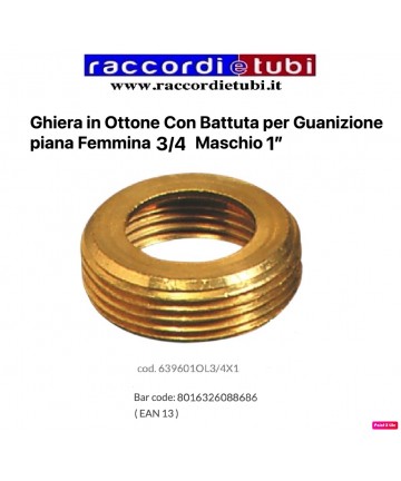 MESSINGMUTTER 3/4x1"...