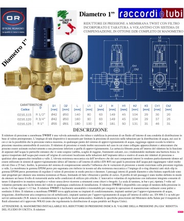 Druckregler OR 1" 1580002
