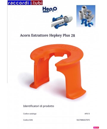 EXTRAKTOR AF587 Durchmesser...