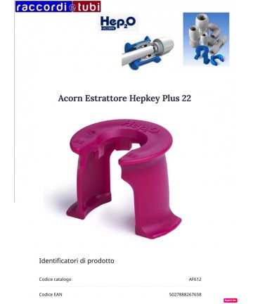 ESTRATTORE AF612 Diametro...