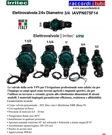 ELEKTROVENTIL IRRITEC DN...