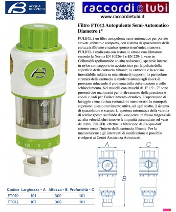 FILTRO ACQUABREVETTI...