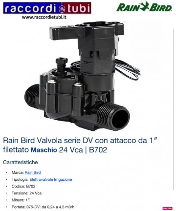 ELEKTROVENTIL RAIN BIRD 24v...