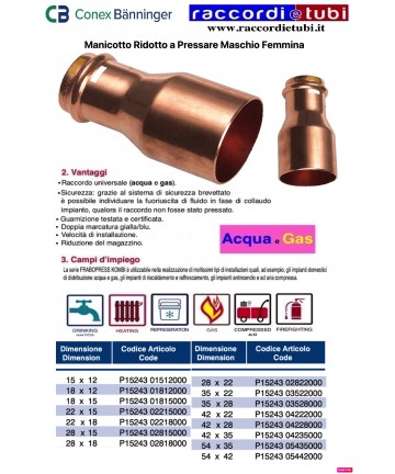 REDUZIERTER PRESSMANSCHETT...