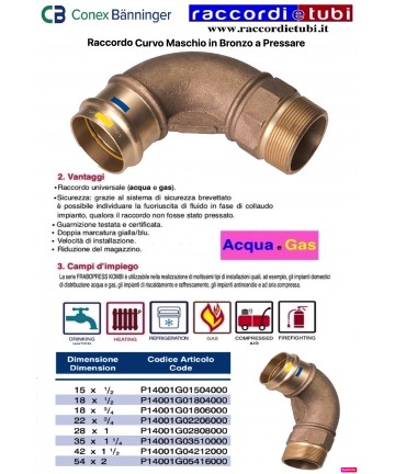 MALE ELBOW BRASS PRESS...