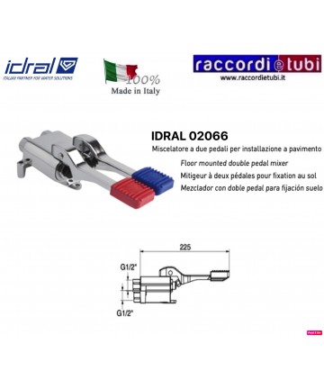 DOPPELPEDAL-HAHN IDRAL 02066