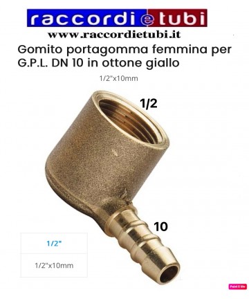 PORTAGOMMA OTTONE CURVO...