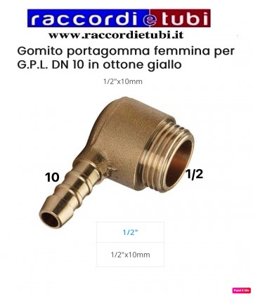 PORTAGOMMA OTTONE CURVO...