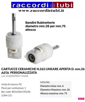 CARTUCCIA BANDINI NR.262...