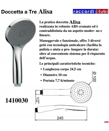 DOCCETTA  a TRE Getti ALISA...