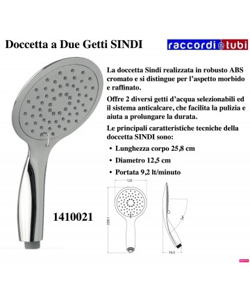 ZWEI STRAHL DUSCHKOPF SINDI...