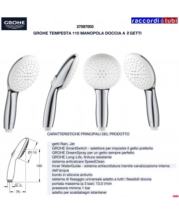 DUSCHDÜSE STURM 100, 2...