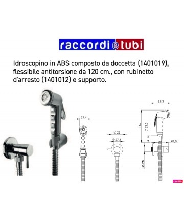 ABS-CHROM-WASCHROHR MIT...