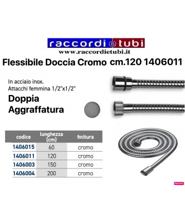 DUSCHFLEXIBLE CM.120 F/F...