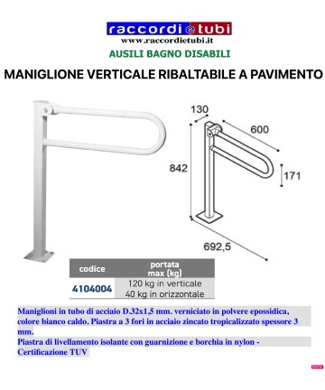 MANIGLIONE BARRA DI...