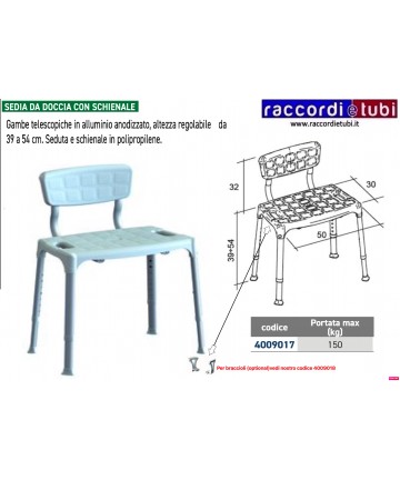 SEDIA DA DOCCIA CON...