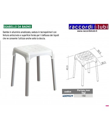 SGABELLO DA BAGNO QUADRATO...