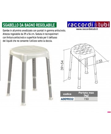 SGABELLO DA BAGNO TONDO...