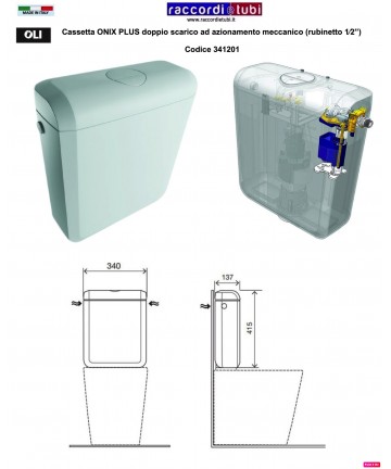 WC-Spülkasten ONIX PLUS...