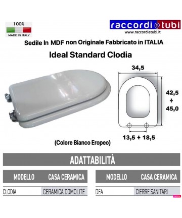 SEDILE PER WC CERAMICA...