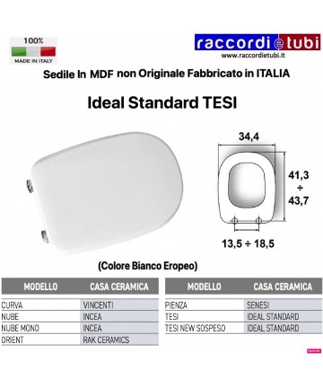 WC-SITZ IDEAL STANDARD TESI...