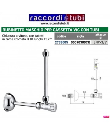 RUBINETTO PER CASSETTA WC...
