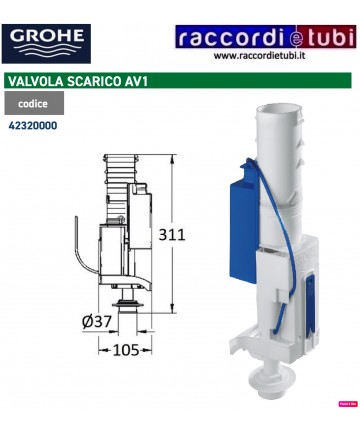 GROHE AV1 SPÜLVENTIL FÜR...
