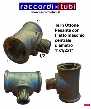 TE OTTONE F-M-F 1"X1/2X1"